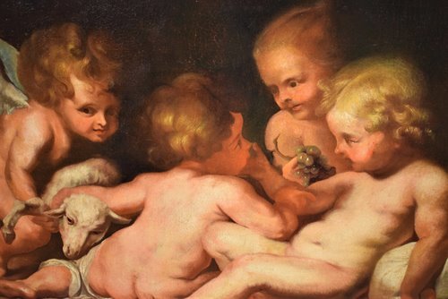 Bacchanal of Putti